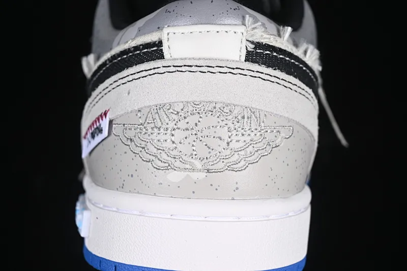 All Categories Air Jordan Jordan Series Basketball Shoes Air Jordan 1 Low Air Jordan 1 Low AJ1 Joe 1 Panda Prank Wave Fisherman Overfishing Blue Brown Gray Low-top Retro Basketball Shoes 553558-140